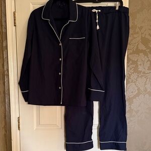 J.Crew Navy Blue Pajama Set